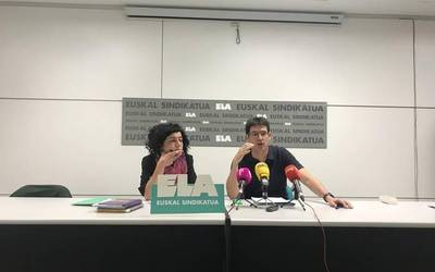 Imanol Pascual (ELA): "Lan arloan, Sanz eta Barcinaren garai ilunetara itzuli nahi du Maria Txibitek"