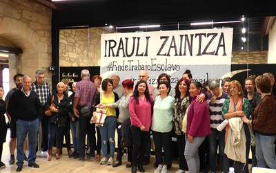 Irauli Zaintza plataforma, emakume migranteen lan baldintzak hobetzera.