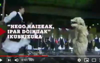 'Hego haizeak, ipar doinuak' ikuskizuna larunbatean ETBn