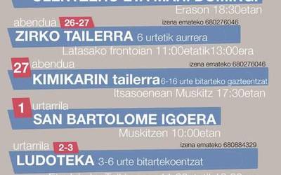 Egitarau oparoa antolatu dute Imotzen gabonetako oporretarako
