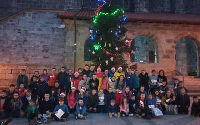 Irudietan: Aiako San Silvestre lasterketa