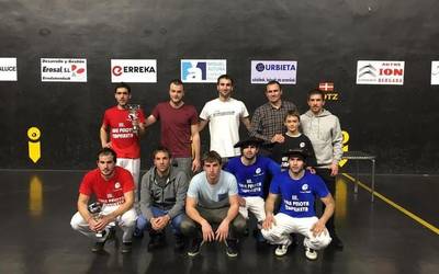 JurJu eta Dani Kaleko Pilota Txapelketan onenak