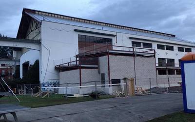 Labegaraietako kiroldegi berritua, 2021eko urtarrilerako gertu
