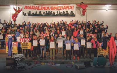 [ERREPORTAJEA] Aiaraldea, datorren osteguneko greba orokorrerako prest