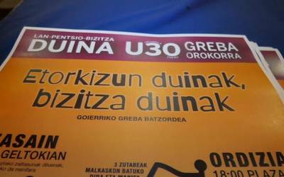 U30-eko greba orokorrerako ko Goierriko plangintza aurkeztu da