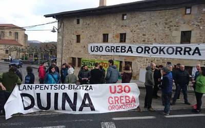 Greba Orokorra: Sakanako herrietako mobilizazioak