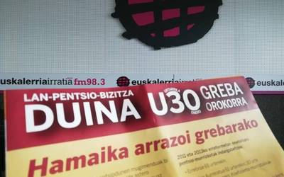 Euskalerria Irratiko langileak, greban