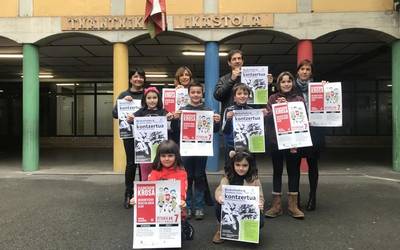 Beskoitzeko ikastolari elkartasuna adierazteko, kontzertua eta krosak