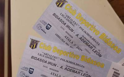 [ZOZKETA] Bidasoa-Ademar partidarako bi sarrera zozkatuko ditugu bazkideen artean