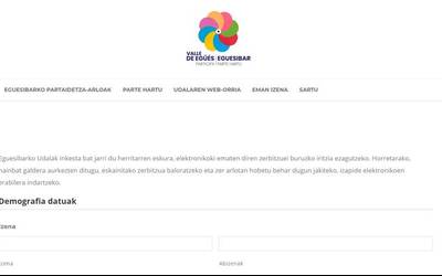 Udalaren zerbitzu elektronikoei buruzko galdeketa eginen du Eguesibarrek