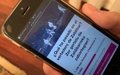 Sinadura bilketa bat hasi dute Zaldibarren gertatutakoa argitu dadin eskatzeko