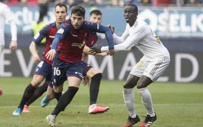 Osasuna-Real Madril partidan irainak salatu ditu Ligak