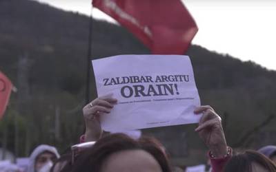 Milaka lagunek eskatu dute Eitzagan "Zaldibar argitzeko"
