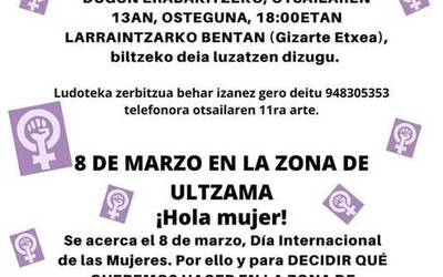 Hasi dira aurtengo Martxoaren 8a antolatzen eskualdean