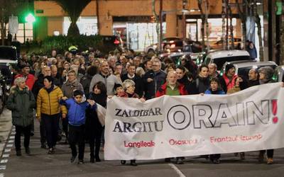 Zabor artean, argi bila