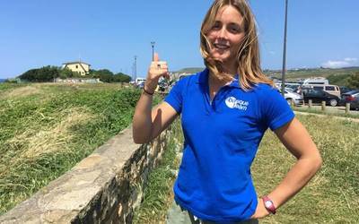 Basque Teameko Leticia Canales surflariak hirugarren postu historikoa lortu du Sydney Surf Pro txapelketan