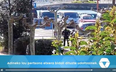 Etxean geratzeko abisua zabaltzen ari dira eskualdean segurtasun indarrak