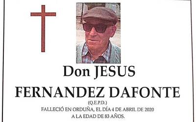 Jesus Fernandez Dafonte omentzeko txalokada deitu dute gaur 18:00etan