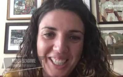 Nerea Eizagirre: "Gizarte zibilak aurrea hartu dio administrazioari"
