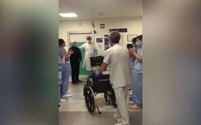 Manuel Uranga etxean da, 95 urterekin koronabirusa gaindituta