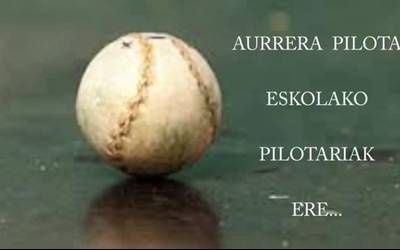 Leitzako Aurrera Elkarteko pilotariek ere bideoa osatu dute