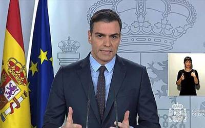 Itxialdia maiatzaren 9ra arte luzatzea proposatuko du Sanchezek