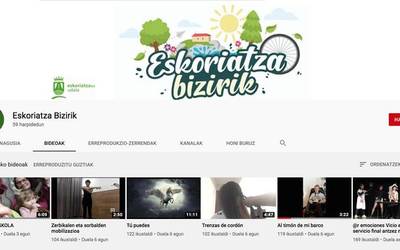 'Eskoriatza Bizirik', Youtubeko kanala sortu du Eskoriatzako Udalak