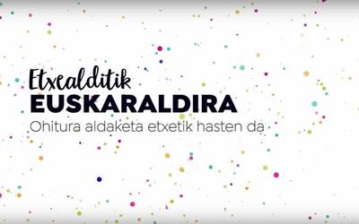 Jarri balkoian koloretako puntua eta goazen Etxealditik Euskaraldira!