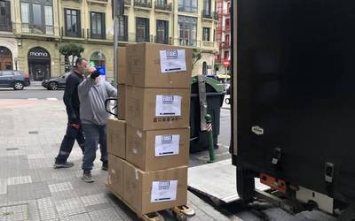 EUDELek 300.000 maskara erosi ditu EAEko udalerrietan banatzeko, horietatik 24.300 Uribe Kostan