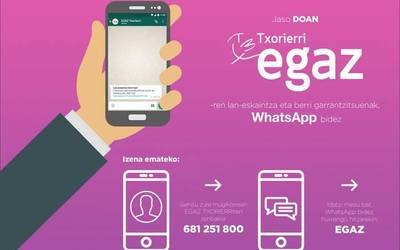 EGAZ Txorierrik txat bat ipini du martxan onlineko arreta indartzeko