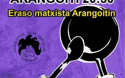 Asteartean gertatutako eraso matxista bat salatu du Arangoitiko Kiskitiñak talde feministak