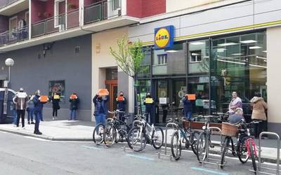 Erabateko jarraipena izan du lanuzteak Lidl denda guztietan