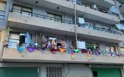 [BIDEOA] Diskoteka giroa Traña-Matienako balkoietan