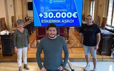 Durango Zaindu kanpainak 33.000 euro baino gehiago batu ditu