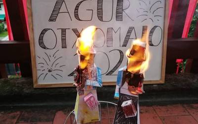 Otxomaio Jaiei agur esan diete, Bihotza etxean erreta