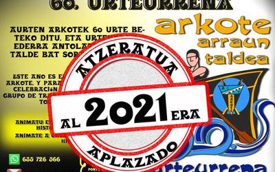Arkote arraun-taldearen 60. urtemuga 2021era atzeratu dute