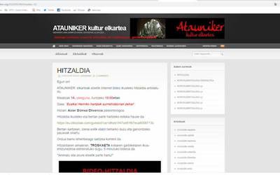 Historiaurreko hartzari buruzko online hitzaldia antolatu  du Ataunikerrek ostegunerako