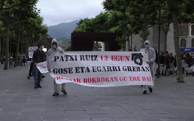 Patxi Ruiz preso politikoaren aldeko manifestazioa egin da