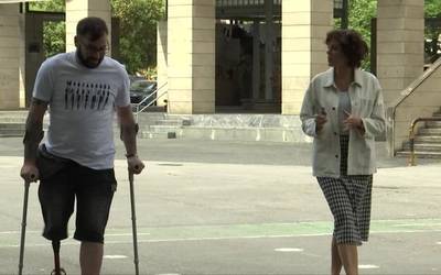 Roberto Morenok hanka ortopedikoa lortzeko diru bilketa jarri du abian