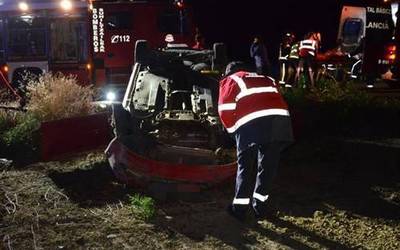 Zauritu larri bat eta hiru arin, Faltzesen izandako auto istripuan