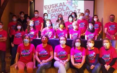 'Euskal Eskola Publikoaz Harro!' kanpainaren bideoa aurkeztu dute