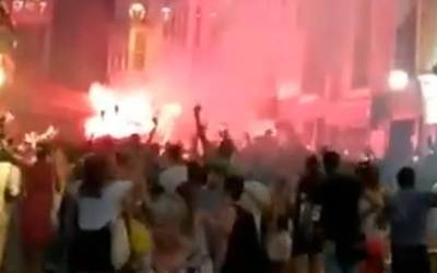 Baskoniaren garaipenaren ospakizuna diskoteka baten desalojoarekin amaitu zen