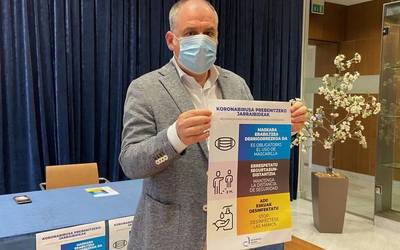 Zornotzako alkateak maskara erabiltzea eta jokabide arduratsua izatea eskatu die herritarrei