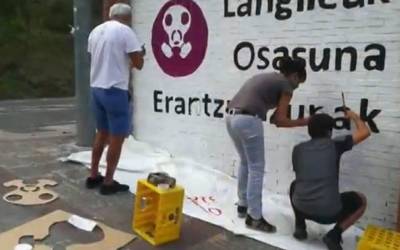 Zaldibar Argituk horma-irudi bat egin eta mobilizazioak deitu ditu