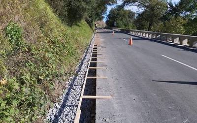 Kanteragaina eta Bedua arteko errepidean konponketa lanak hasi ditu aldundiak