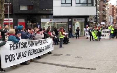 Iurretako eta Durangoko pentsiodunek manifestazioa egingo dute astelehenean