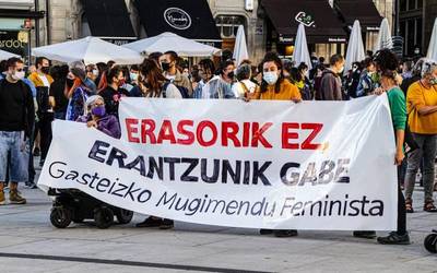 Iruñerrian atxilotu dute Salburuan emakume bat sastakatu zuen gizona