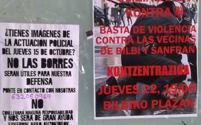 Bortizkeria polizialaren kontrako kontzentrazioa deitu dute gaur Bilbiko plazan