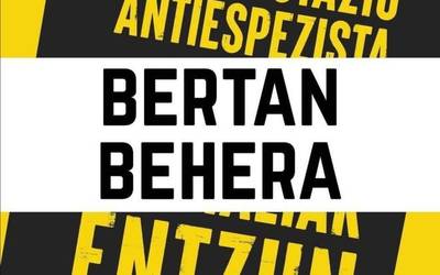 NOR taldearen manifestazio antiespezista bertan behera gelditu da