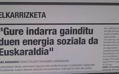 Euskaraldia eta Behobia-Donostia proba dira hamaboskari honetako gai nagusiak